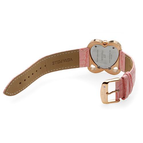 *GAI MATTIOLO* PINK LEATHER WATCH-MADE IN ITALY